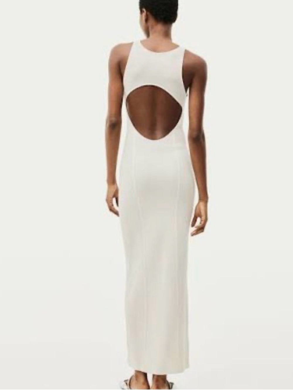 H&M NWT Open Back Rib Knit Dress